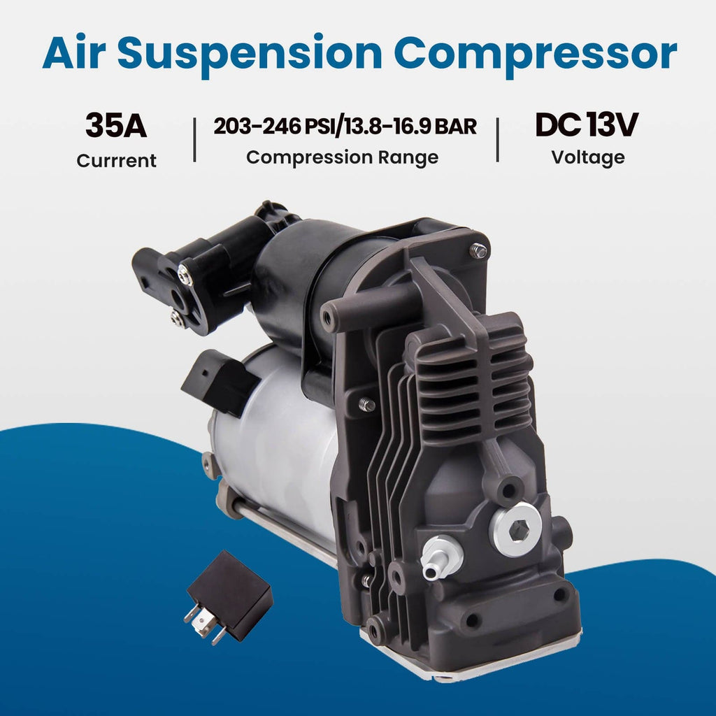 Air Suspension Compressor + Relay 37206789938 suitable for BMW X5 (E70) X6 (E71)