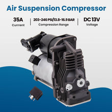 Load image into Gallery viewer, Air Suspension Compressor + Relay 37206789938 suitable for BMW X5 (E70) X6 (E71)