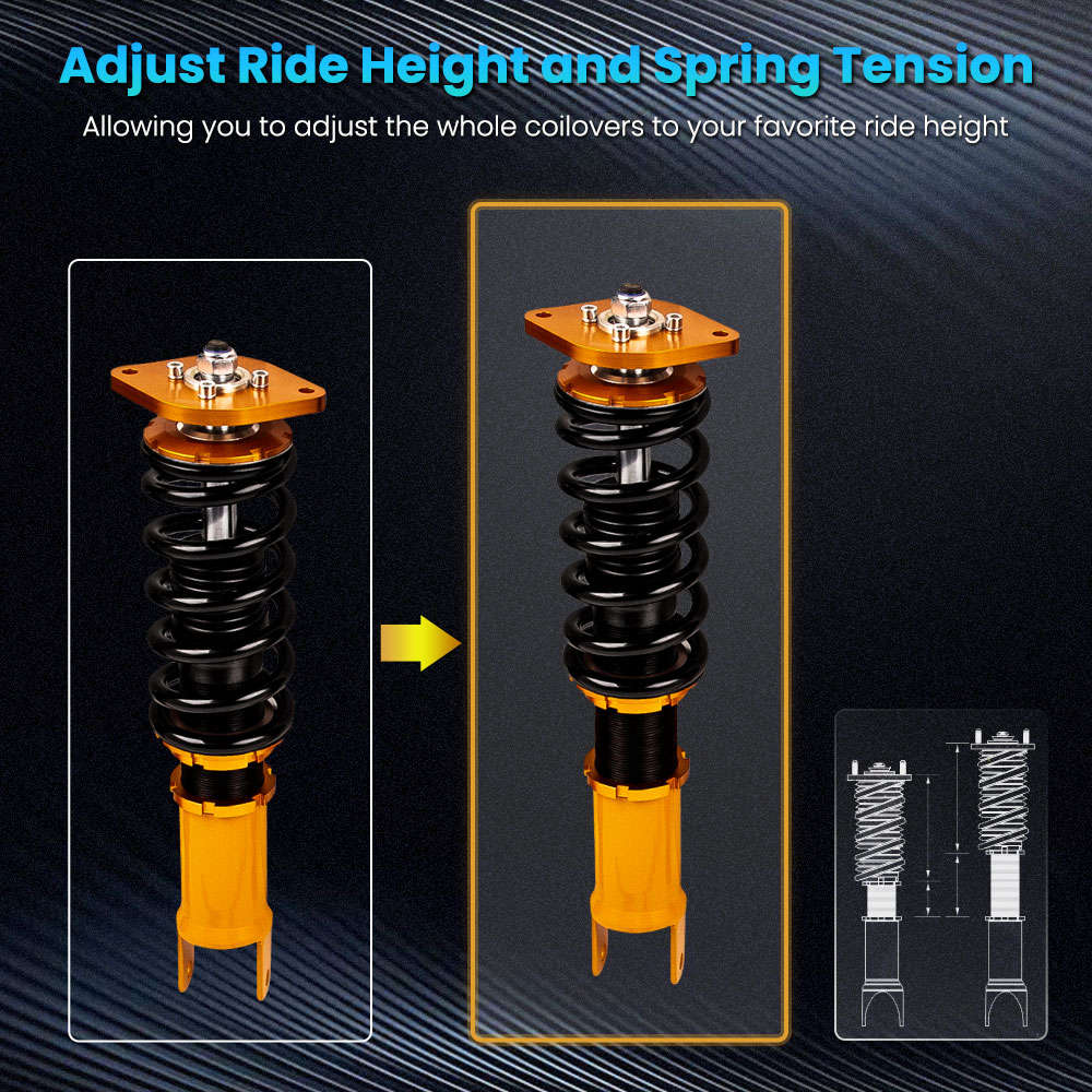 Coilover Suspension Kit suitable for Nissan Fairlady Z 370Z Z34 2008 -