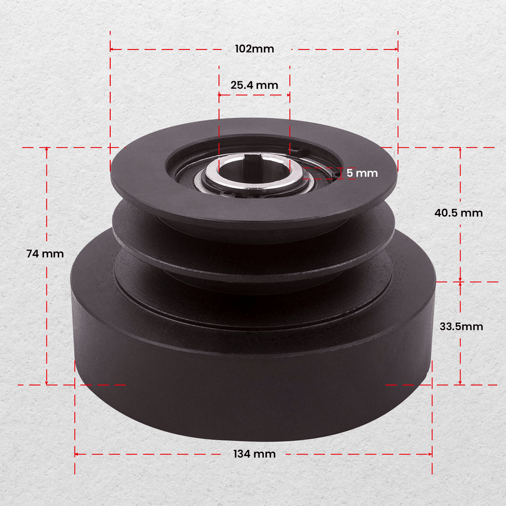 Centrifugal Clutch Pulley for GO KARTS ATV, LTV, 8HP-16HP vehicles