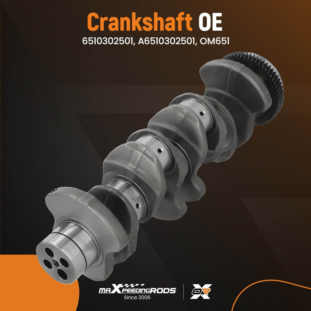 OM651 Crankshaft A6510302501 suitable for Mercedes A/B/C/E-Class W176 W242 W204 W212