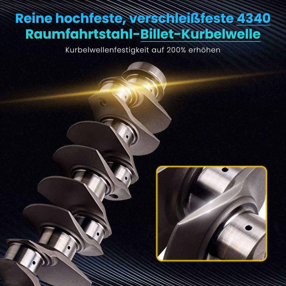 Crankshaft suitable for Fiat 128 Punto GT 1.4L 67.4mm Billet Crank 1800BHP