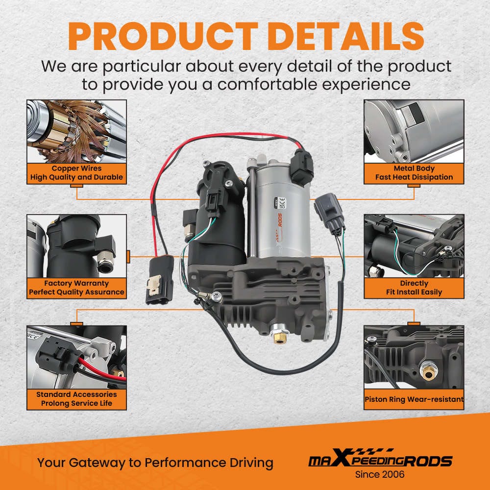 Air Suspension Compressor suitable for Land Rover Discovery MK3/4 Ride LR045251