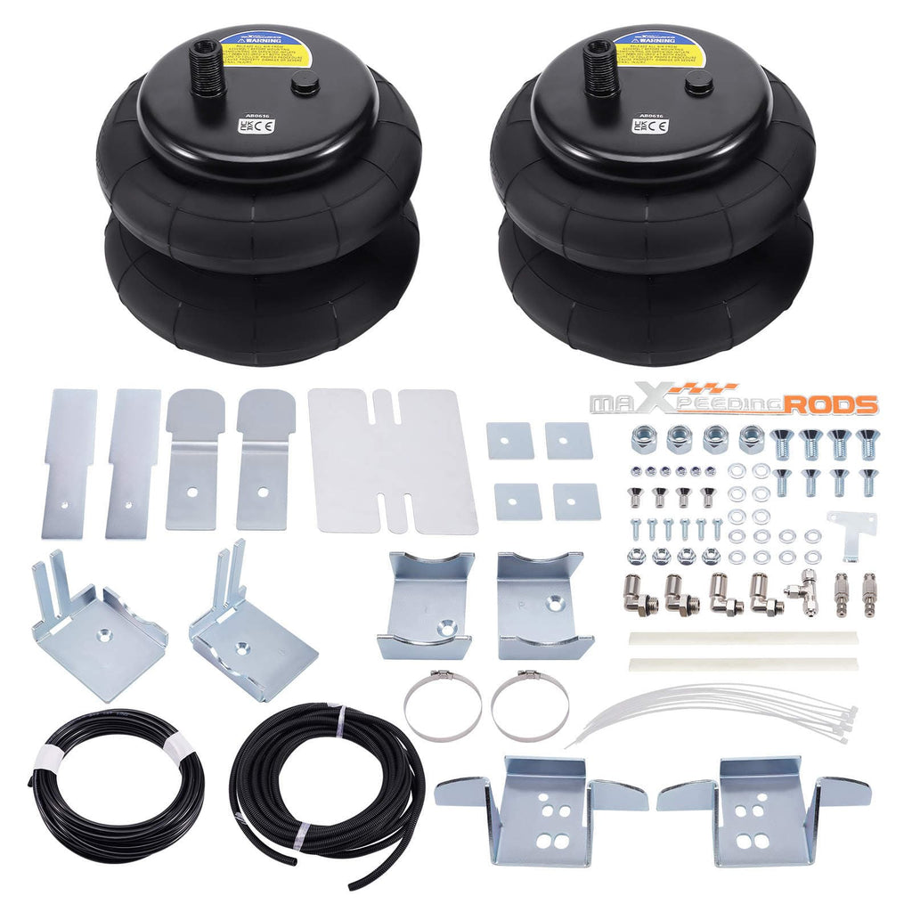 2x Air Suspension + Bracket Kit suitable for Mercedes Sprinter 3.5-T VS30 907 RWD 2018-