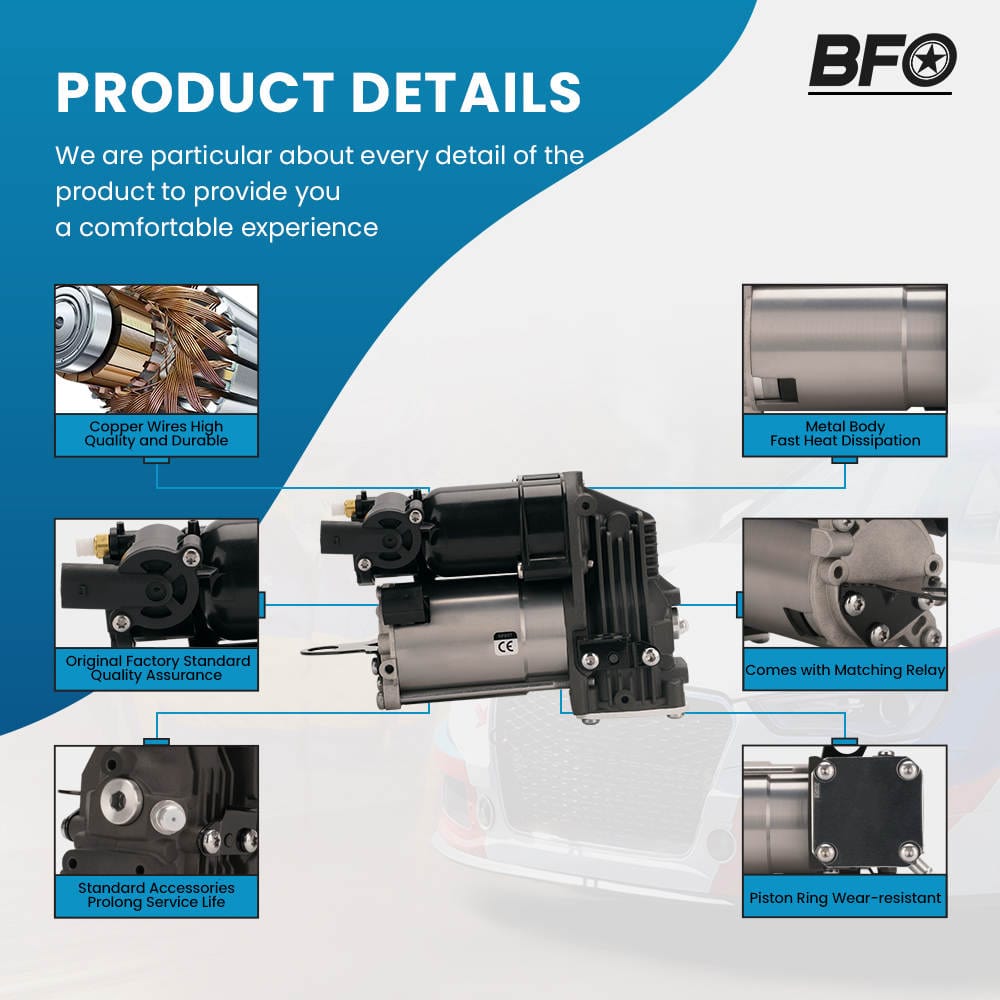 Air Suspension Compressor suitable for Mercedes-Benz W221 S-Class 05-13 2213201704