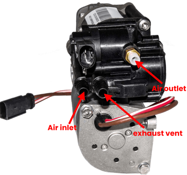 Suitable for BMW 5 7 F01 F02 F04 F07 GT F11 F11N Air Suspension Compressor Pump with Bracket