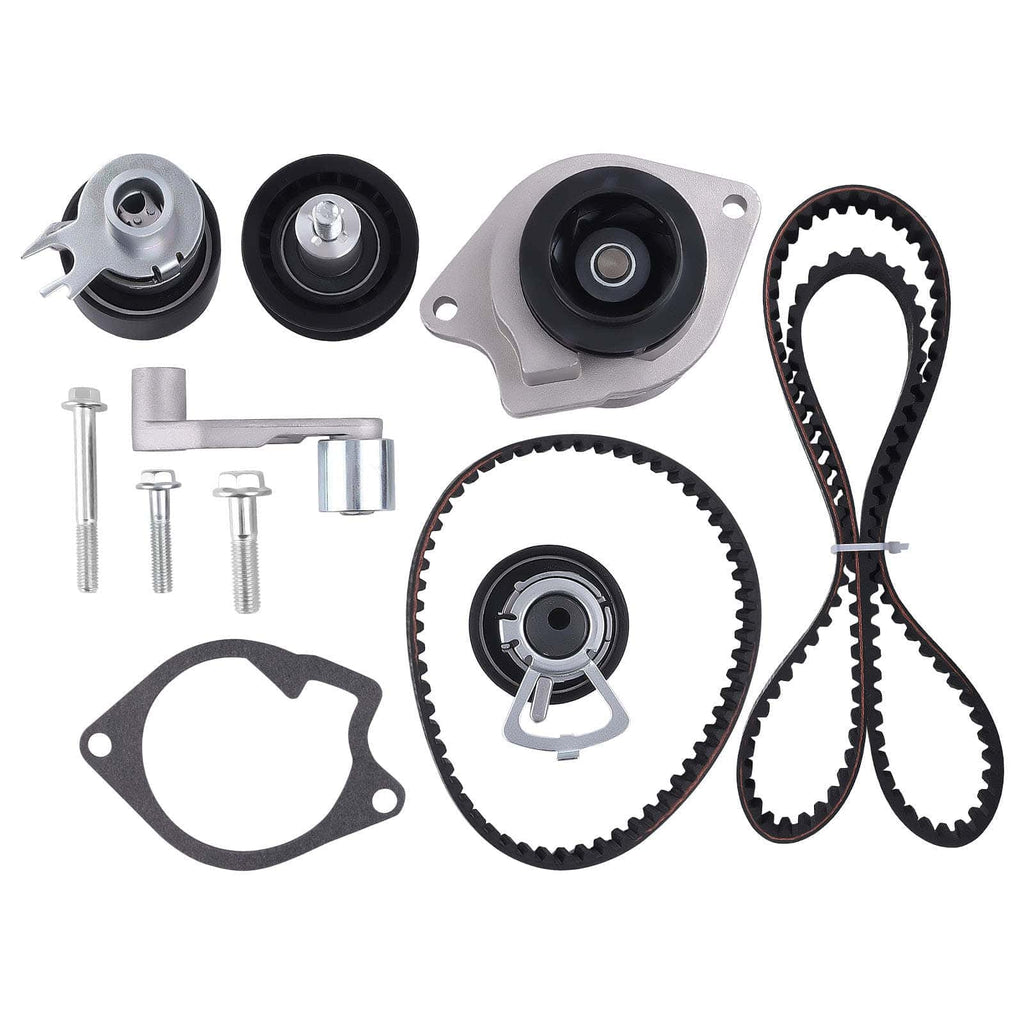 2x Timing Belt + Water Pump Roller Set Suitable for VW Golf Lupo Polo Fabia 1.4 16v