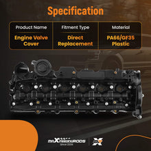 Load image into Gallery viewer, Valve Cover with Gasket suitable for BMW N57 3 Series E90 E91 E93 5 Series F10 7 Series X3 11127800309