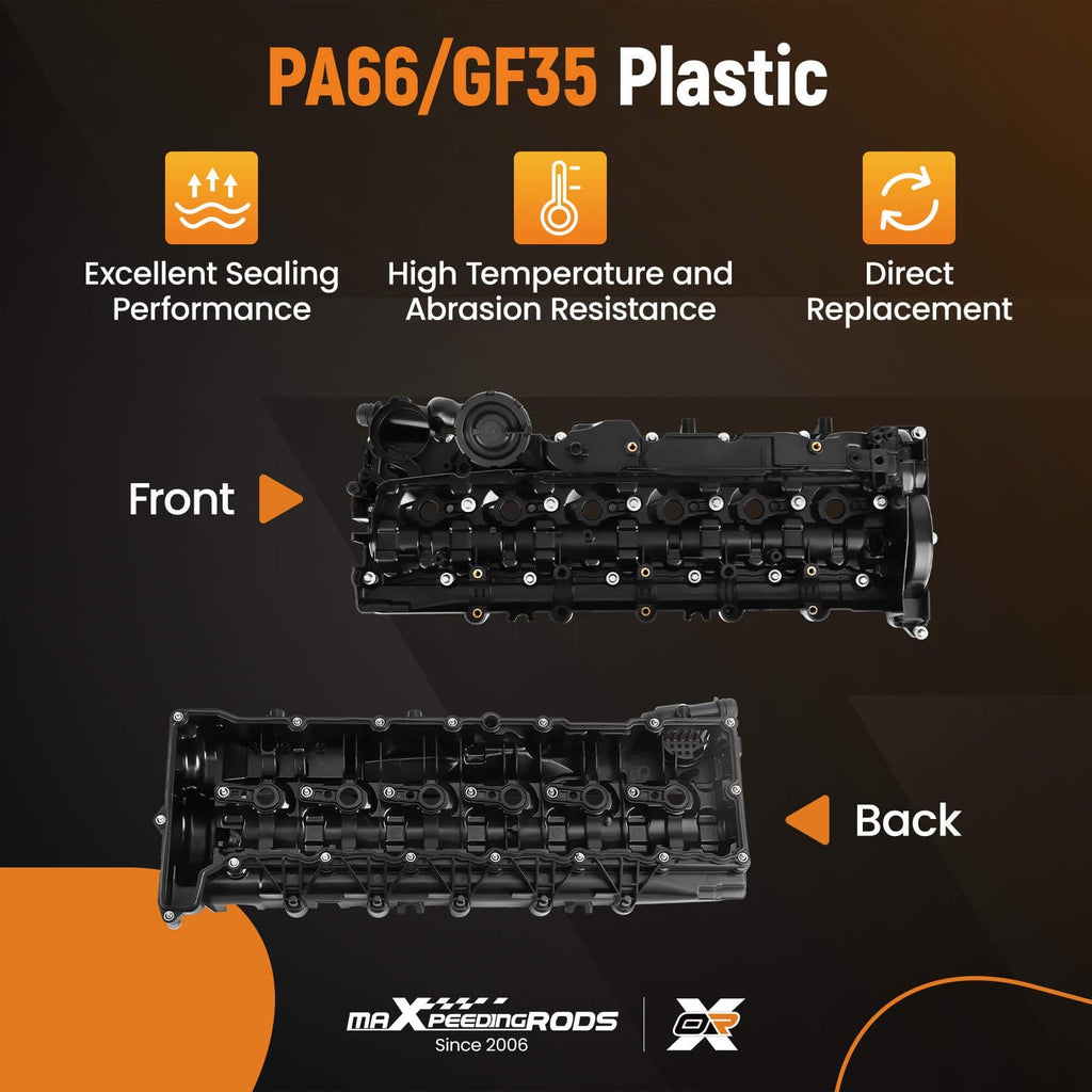 Valve Cover + Valve Cover Gasket suitable for BMW 3 Series F30 5 Series F10 25-30d 11128507607