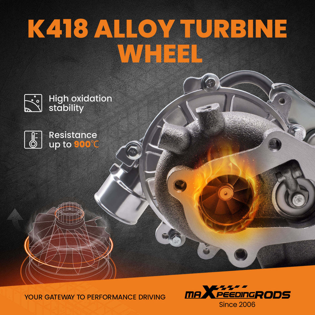 Turbo suitable for TOYOTA 2.5D-4D4WD 75kW 102PS 17201-30030 17201-30120 2KD-FTV CHAR