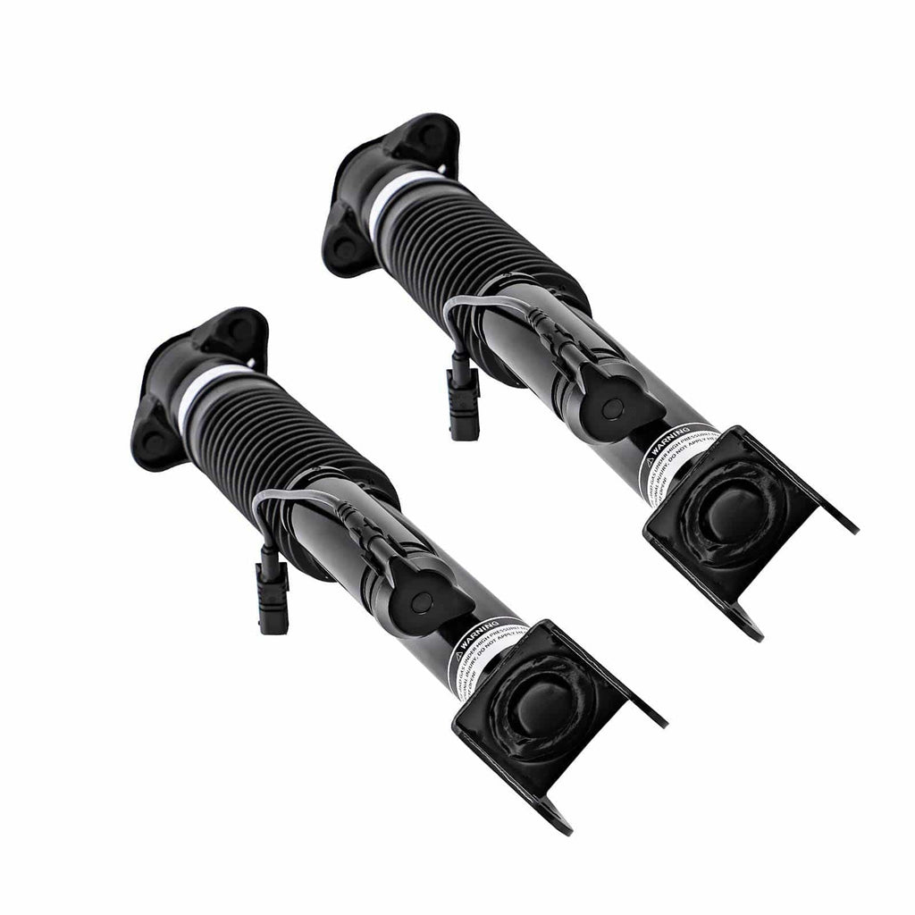 2x Shock Absorber Rear + Air Suspension Compressor suitable for Mercedes ML GL W166 X166