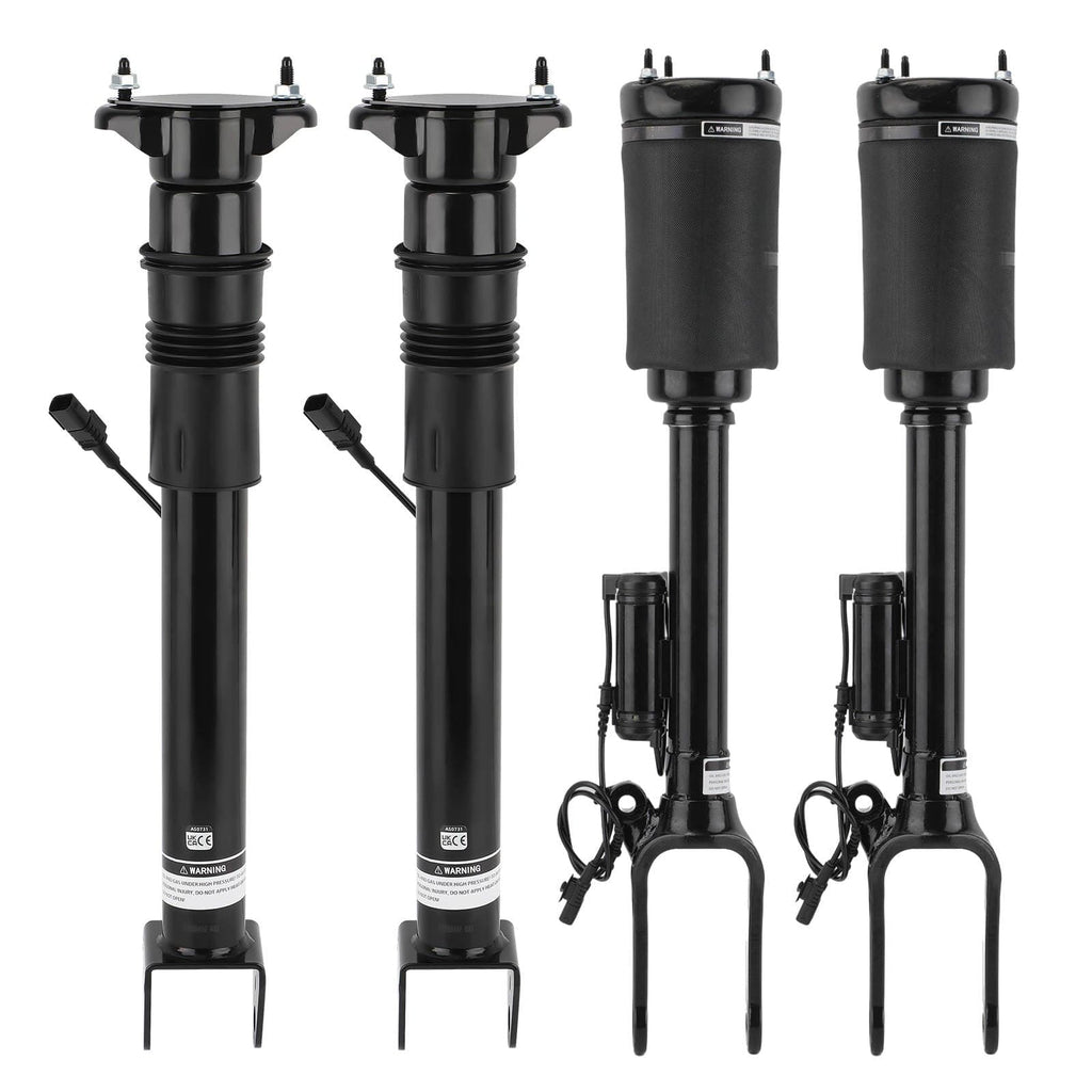 2x Rear + 2x Front Shock Absorbers with ADS suitable for Mercedes M ML GL Class W164 X164