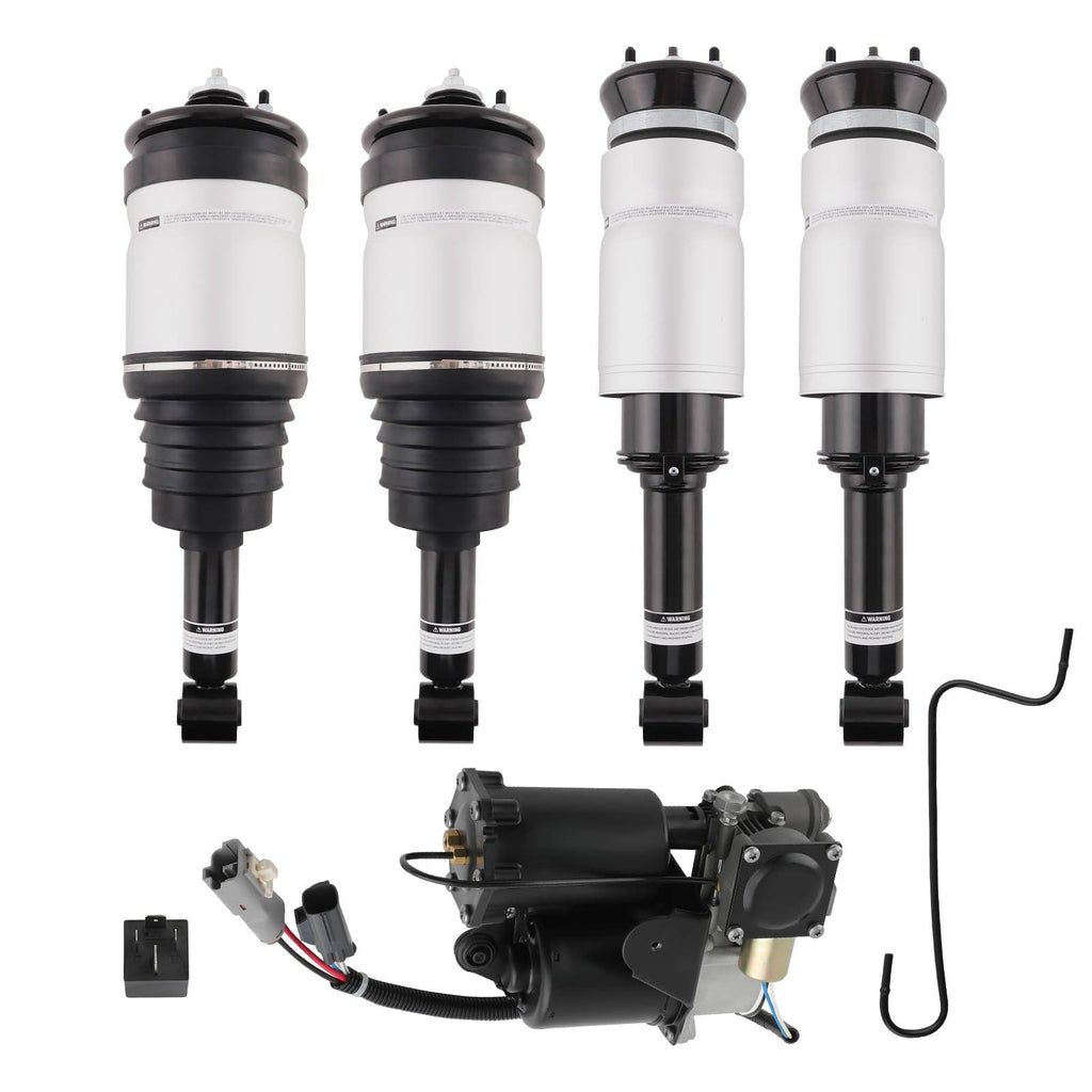 4x Shock Absorber Air Suspension + Compressor suitable for LAND ROVER Discovery 3 4 Suspension