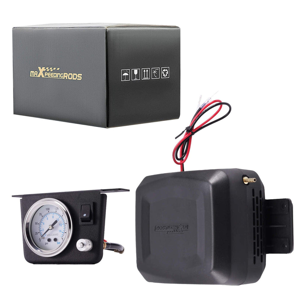 12V Air Suspension Compressor Controller Kit + Low-Pressure Sensor for Vans Pickups