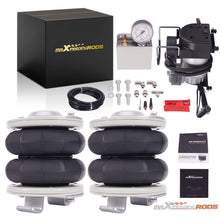 Load image into Gallery viewer, 2x Rear Air Suspension + 12V Compressor Kit suitable for Fiat Ducato suitable for Peugeot Boxer 1994-