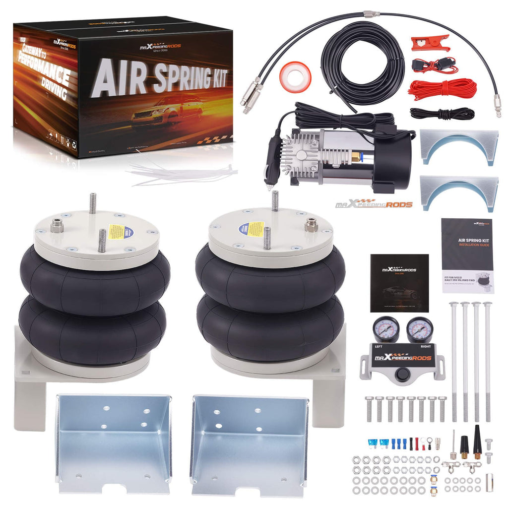 Air Suspension + Compressor Kit Two-Circuit System suitable for Iveco Daily 35S 35L 2006-2014