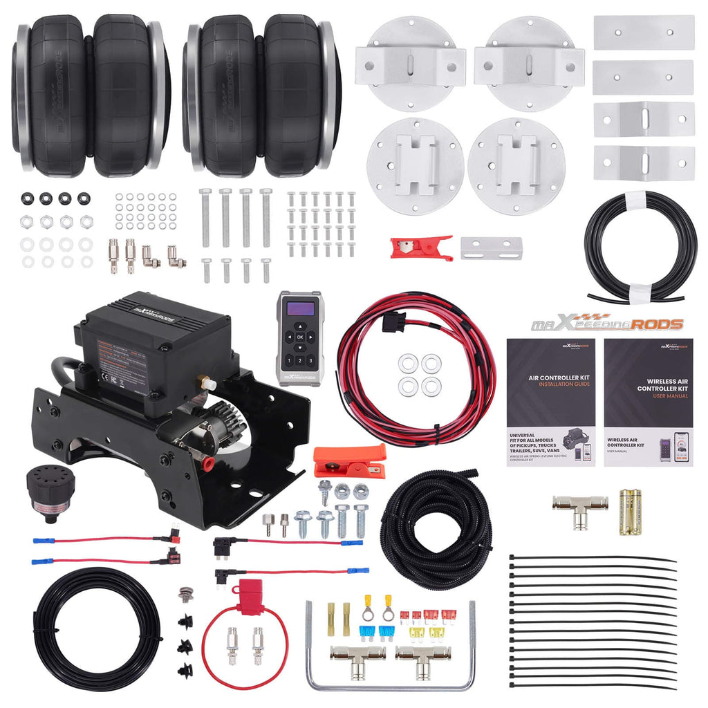 Rear Air Suspension with Wireless Compressor Kit suitable for Mercedes Sprinter 4X2 1995-