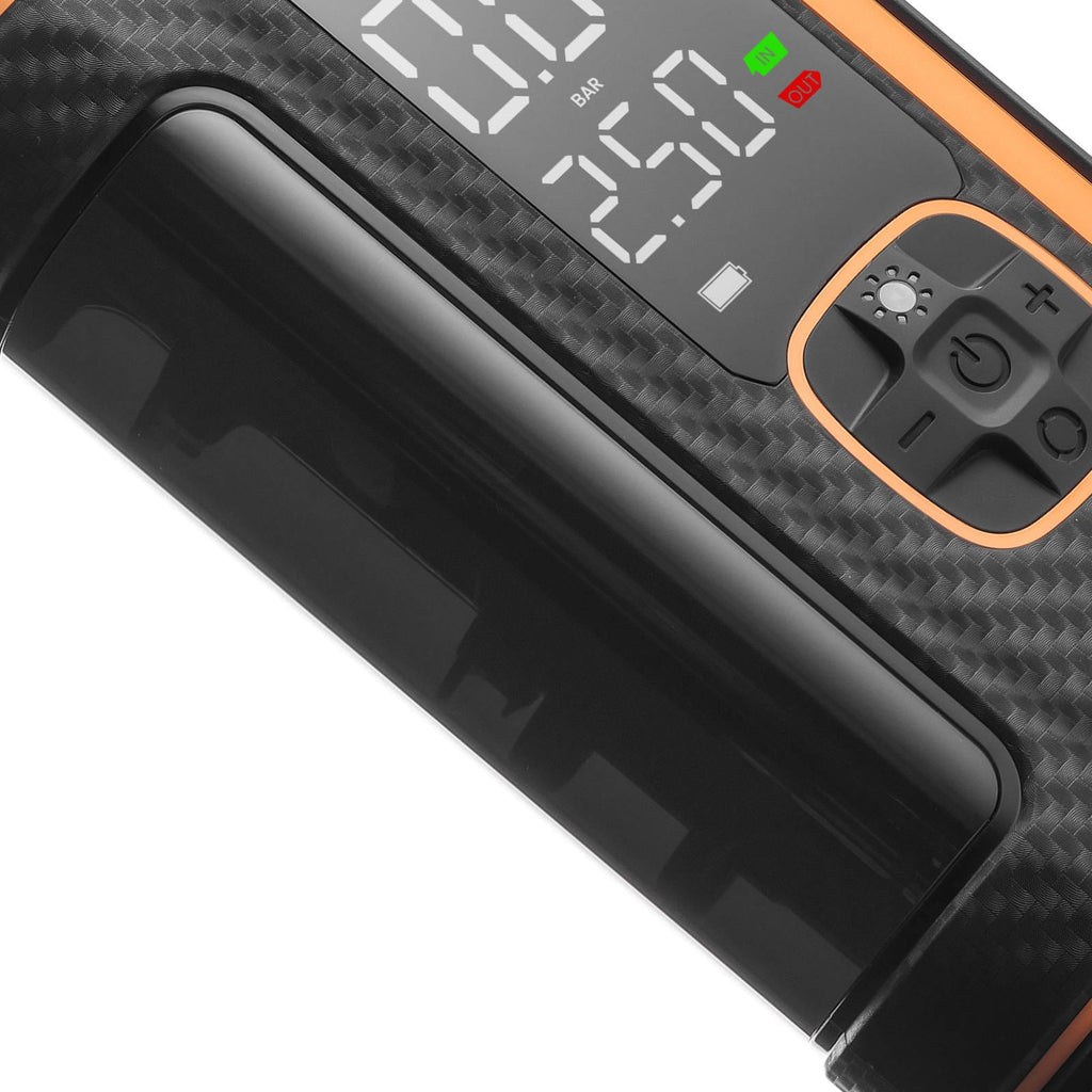 Tire Inflator Portable Car Tire Compressor + suitable for Pressure Gauge