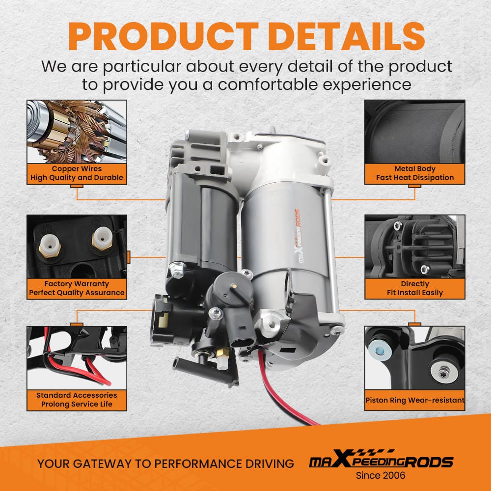 Air Suspension Compressor suitable for Mercedes E W211 S211 S W220 Airmatic 2113200304