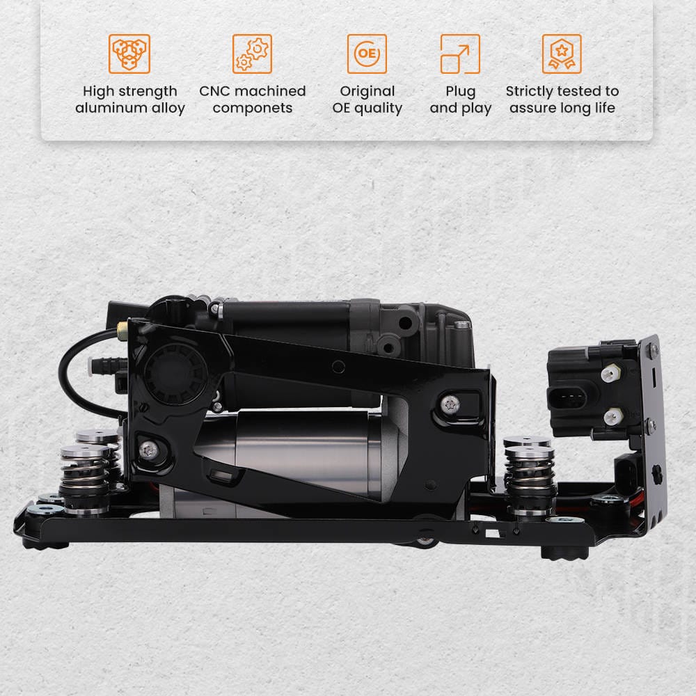 Air Suspension Compressor + Valve + Bracket suitable for BMW 5 F11 F07 7 F01 F02 F03