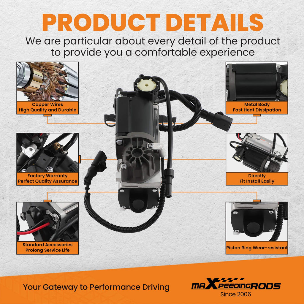 Air Suspension Compressor suitable for Audi A6 C5 4B Allroad Scope of Delivery Air Pump