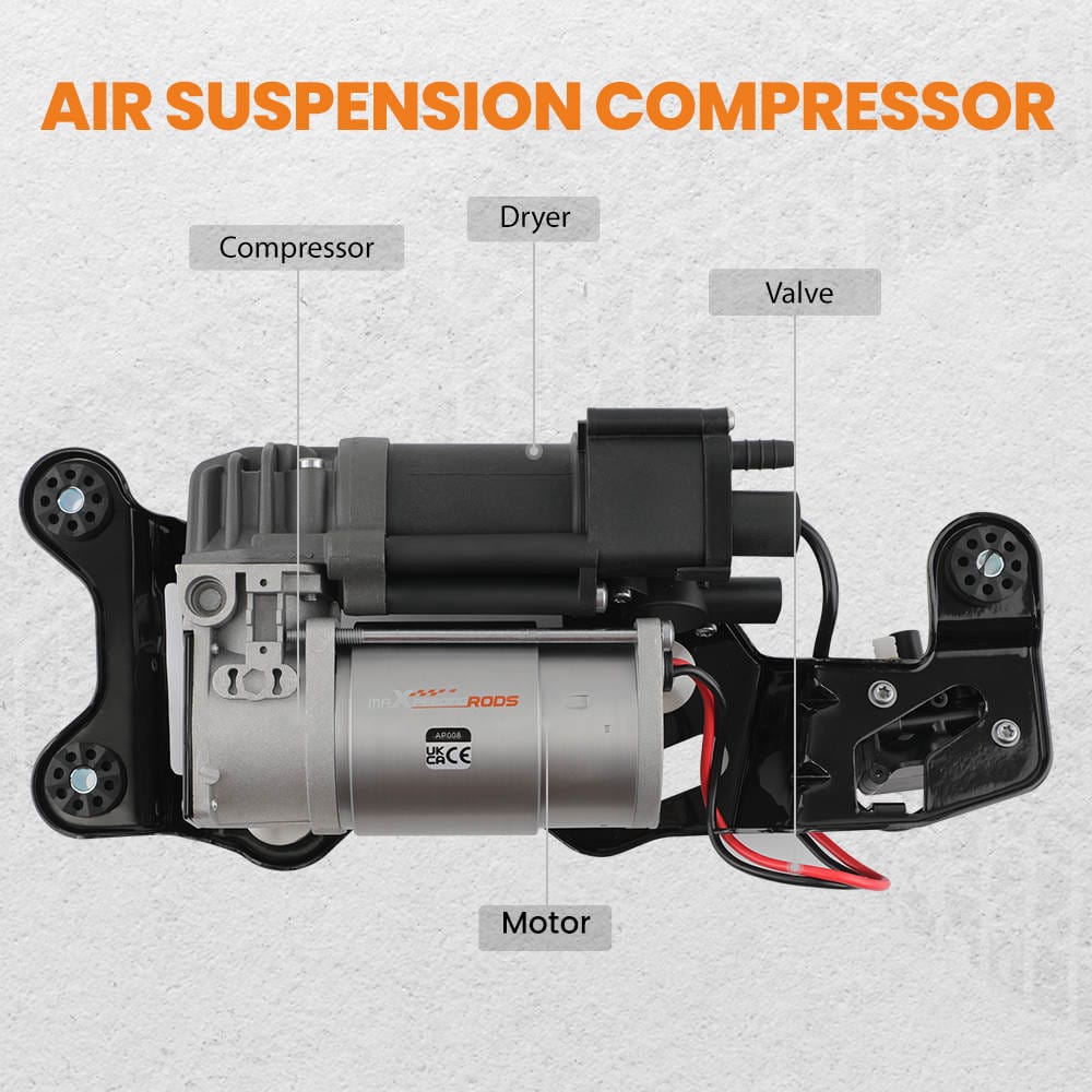 Air Suspension Compressor Pump suitable for BMW X5 F15 X6 F16 W/ Bracket