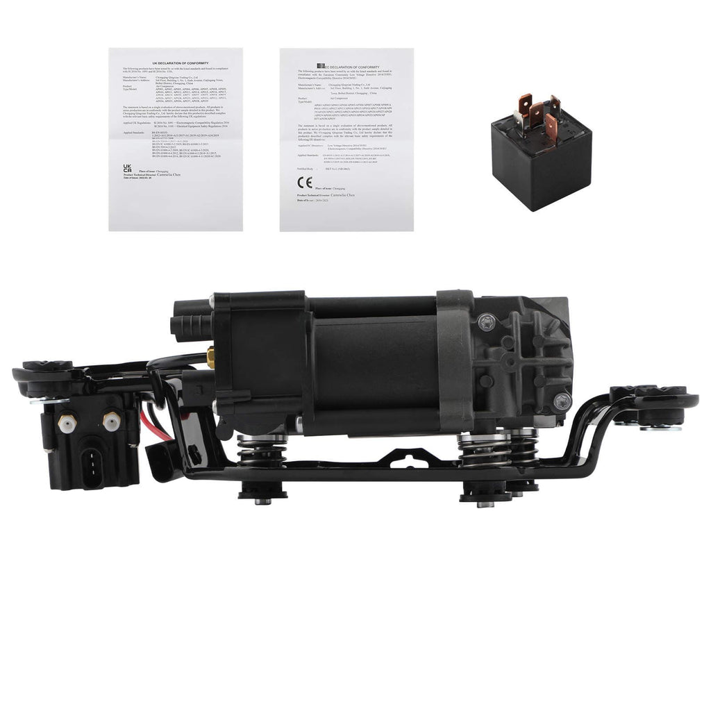 Air Suspension Compressor Pump suitable for BMW X5 F15 X6 F16 W/ Bracket