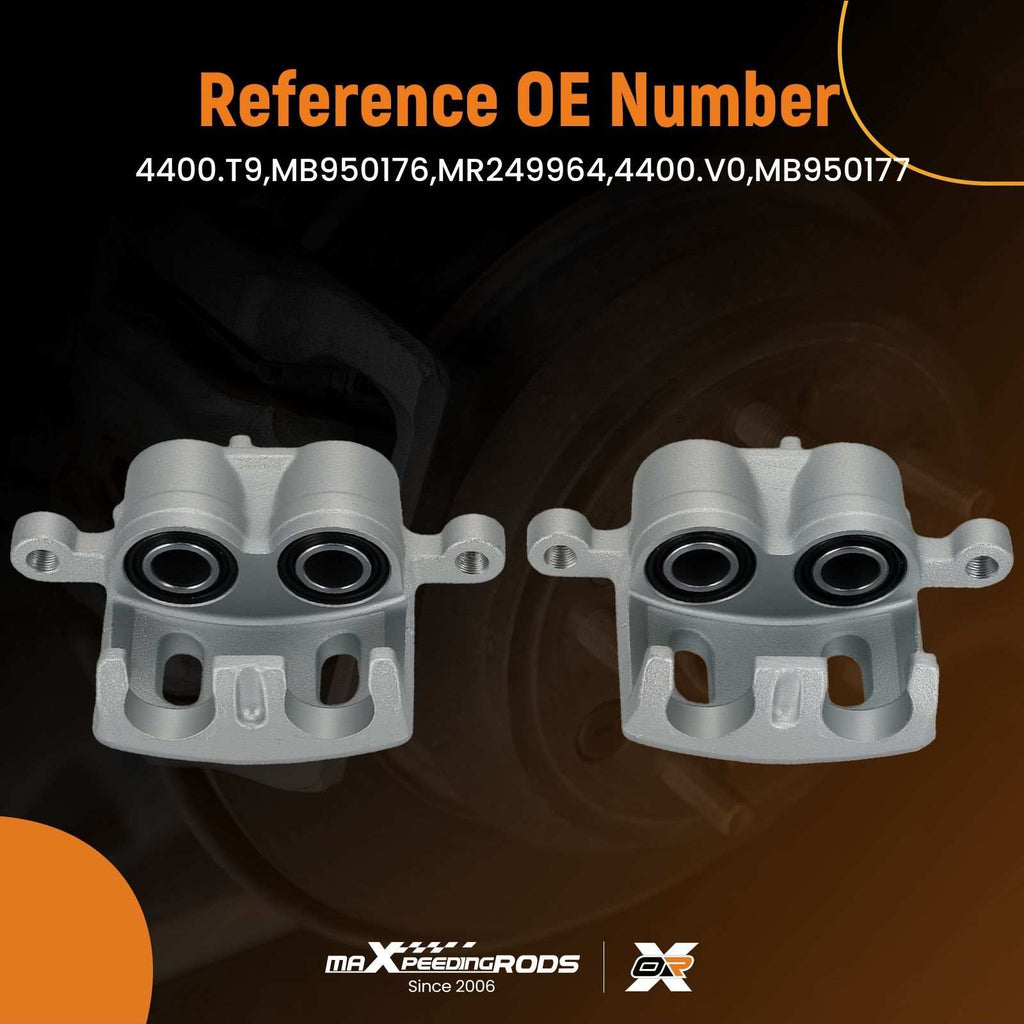 Floating Caliper for left + right suitable for Citroën C-Crosser suitable for Mitsubishi 43mm