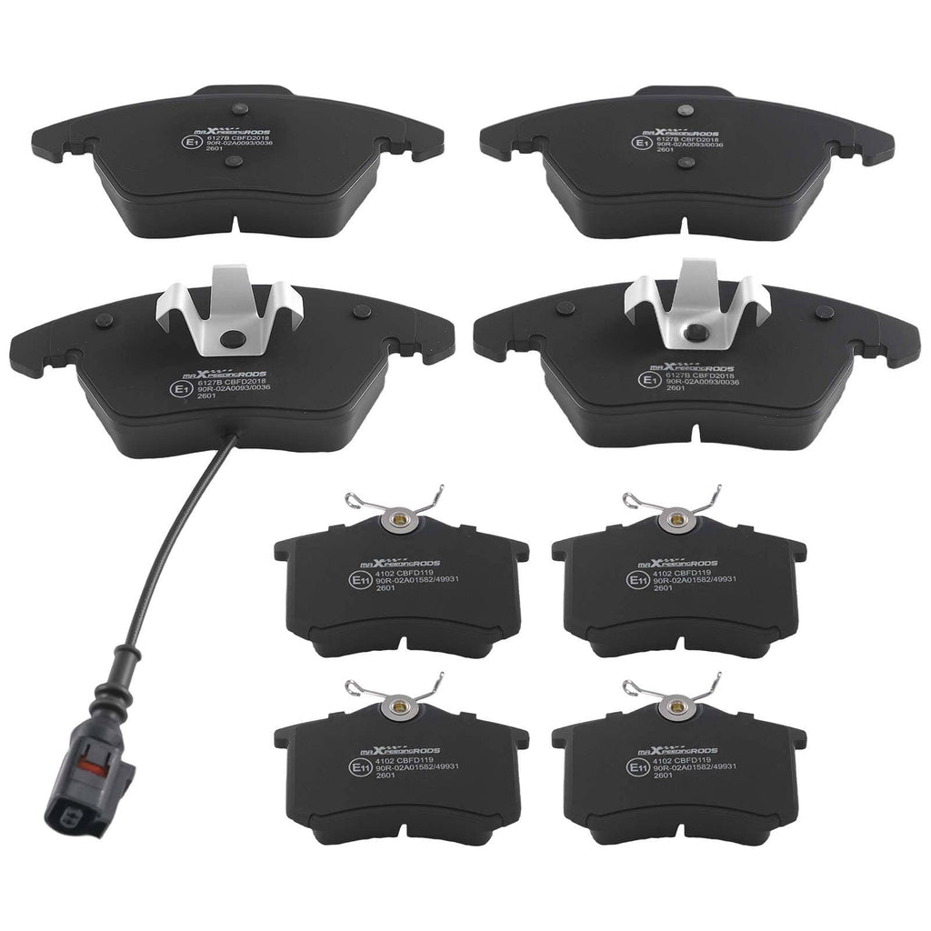 Remschijven remblokken Set geschikt voor VW Golf V 1K1, Golf VI 5K1 Cabrio 517 Jetta 162