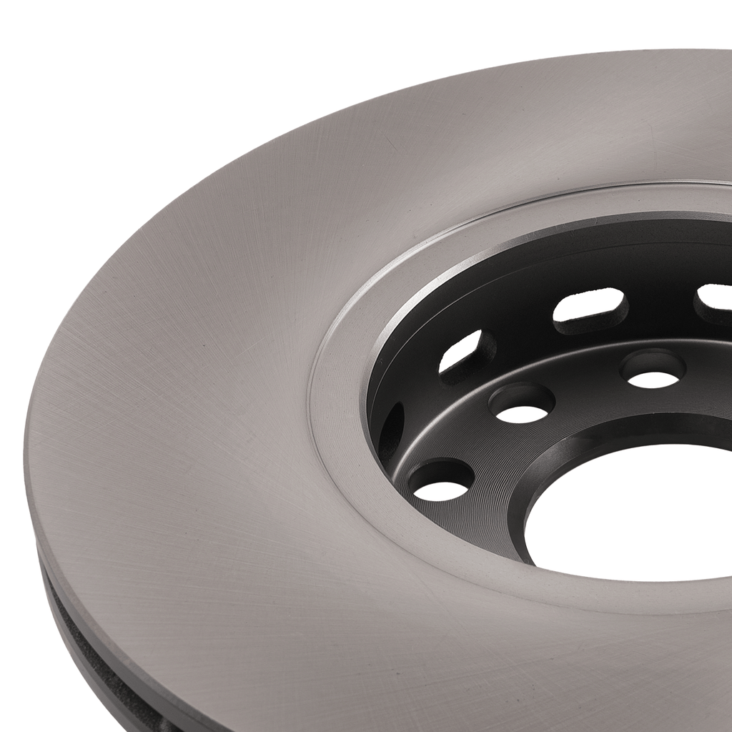 2 Brake Discs suitable for Audi 100 A4 A6 suitable for Skoda Superb 1990-2013 Black