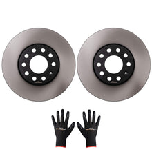 Load image into Gallery viewer, 2 Brake Discs suitable for Audi 100 A4 A6 suitable for Skoda Superb 1990-2013 Black