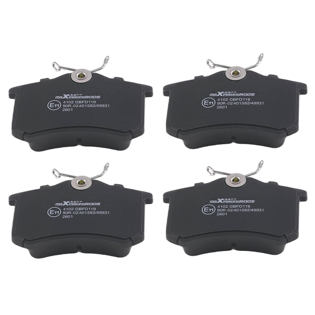Discs and pads suitable for Audi A4 8E rear 2000-2008 8E0615601B 895615601A