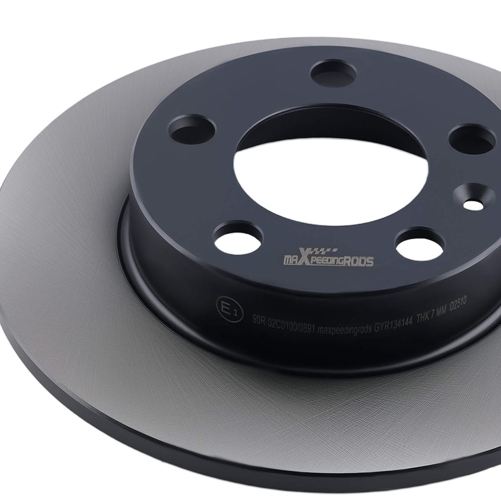 Rear brake discs suitable for VW Bora suitable for Seat Toledo Ibiza 1J0615601C 232mm