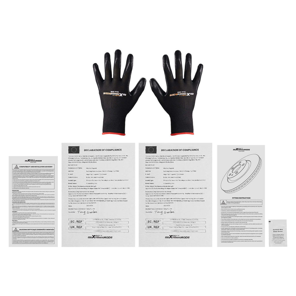 Remschijven remblokken voor geschikt voor BMW X5 E53 3.0i 4.4i 4.6is 4.8is 2000-2006