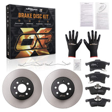 Load image into Gallery viewer, Brake Discs + Pads front suitable for Opel Combo Tour 93176429 93179708