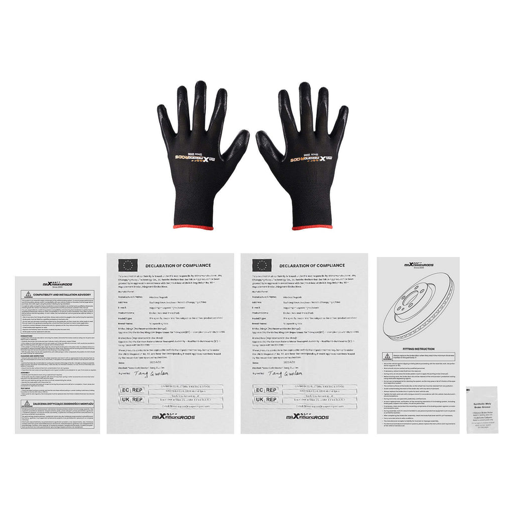 Remschijven remblokken achter geschikt voor Audi A1, Seat Leon 5F 1.0-2.0, Skoda Octavia