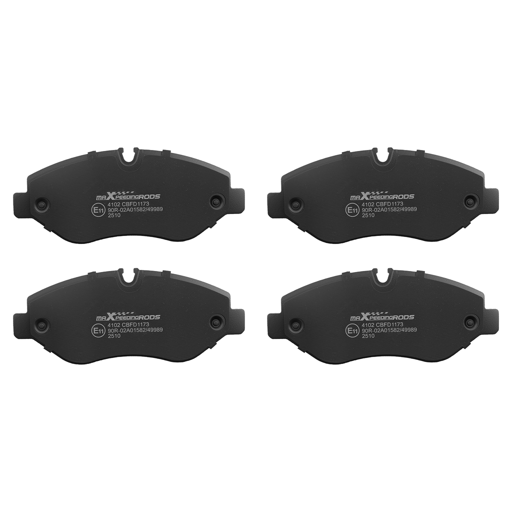 6-Hole Brake Discs Pads suitable for Mercedes-Benz Sprinter 2006-2023