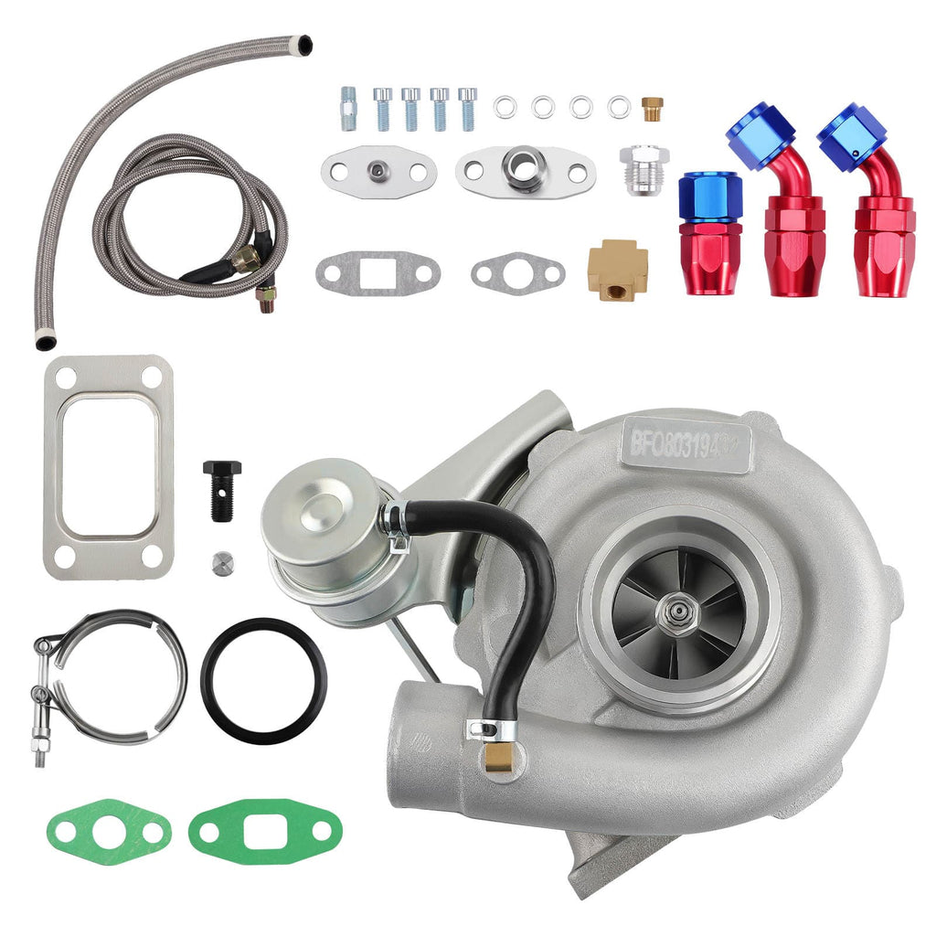 T3 T04E Turbo Oil Return FEED Line Turbocharger OIL Inlet Outlet Drain Kit