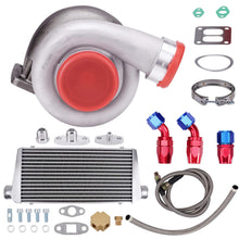 Load image into Gallery viewer, Turbolader GT45 met intercooler en oliedrukleidingen universeel