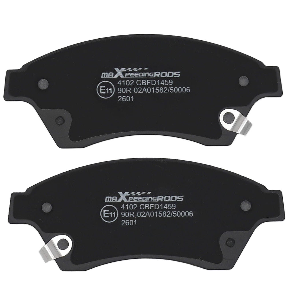 4x remblokken voor geschikt voor Chevrolet Cruze 1.4-2.0, Opel Astra J 1.2-2.0 Zafira 1.6