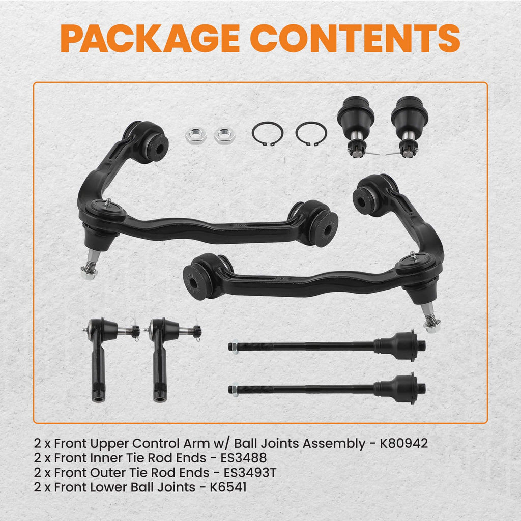 8 pieces CONTROL ARM SET FOR LH+RH suitable for CADILLAC ESCALADE CHEVROLET SILVERADO GMC