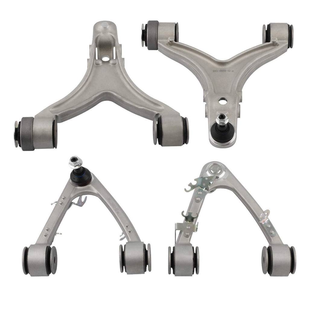 SET OF 4 FOR UPPER + LOWER WISHBONES suitable for MASERATI QUATTROPORTE GRANTURISMO