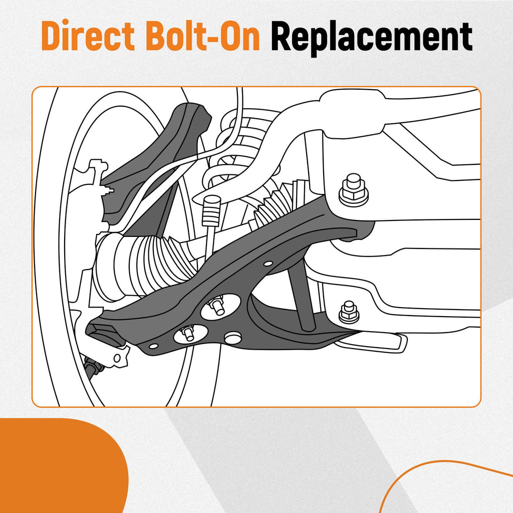 8x FRONT SUSPENSION WISHBONE LEFT suitable for BMW 5 Series Touring E61 (2004-2010)