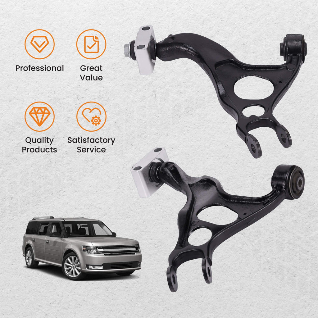 2x REAR UPPER CONTROL ARMS suitable for FORD EXPLORER 11-19 FLEX 09-19 suitable for LINCOLN MKS/MKT