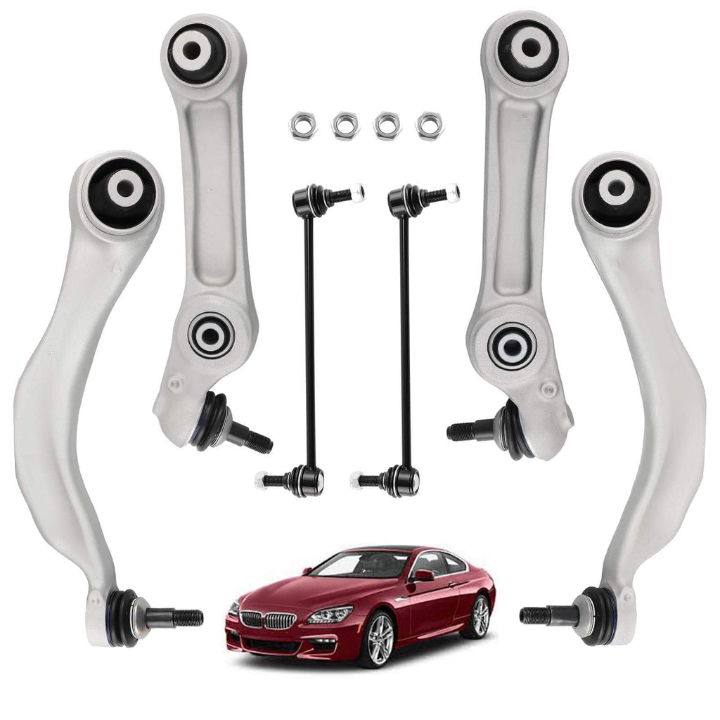 6-piece FRONT SUSPENSION LOWER CONTROL ARM KIT suitable for BMW 5/6-SERIES