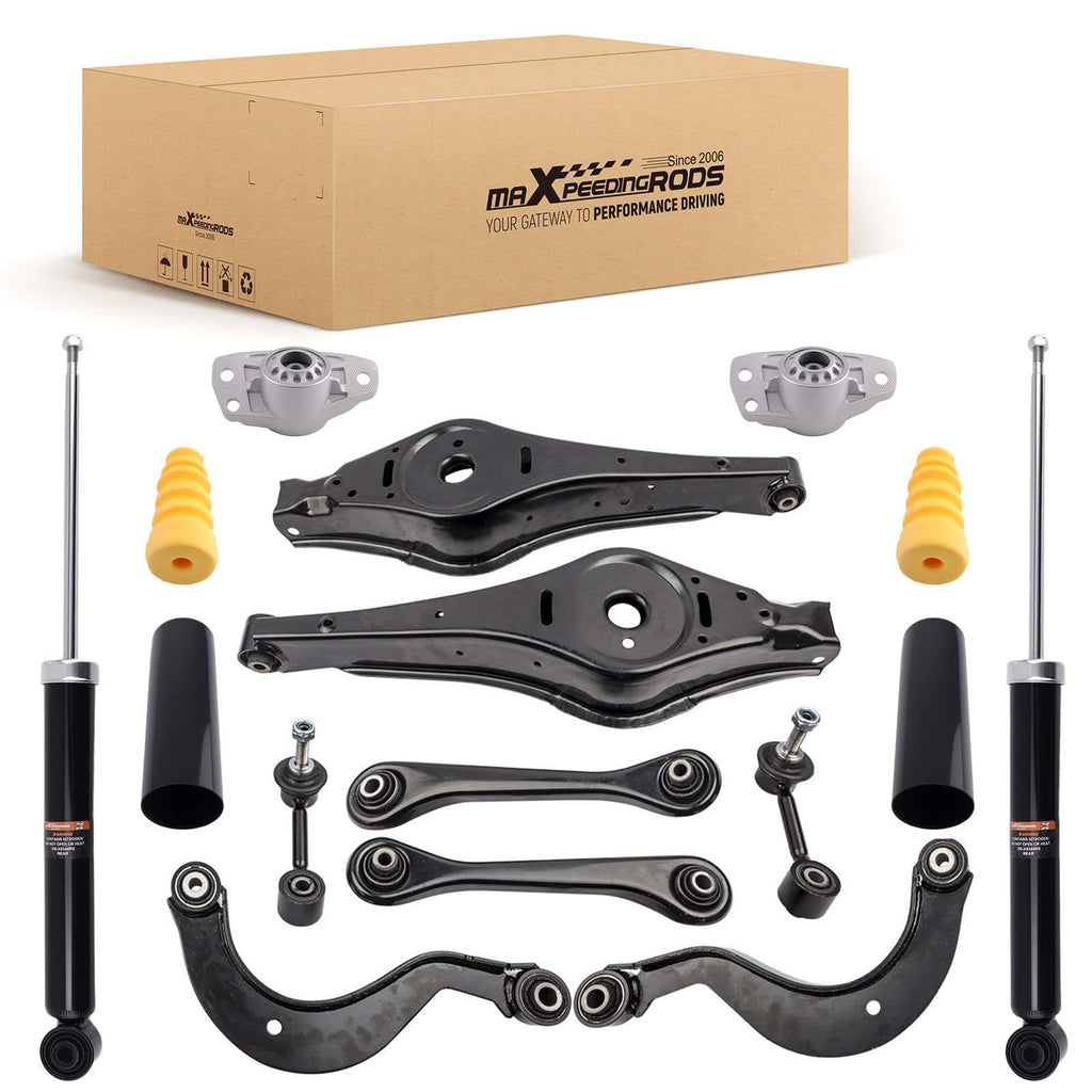 WISHBONES + REAR SHOCKS suitable for AUDI A3 suitable for VW GOLF JETTA suitable for SEAT LEON