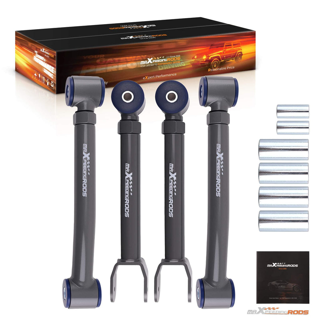 4x ADJUSTABLE FRONT LOWER CONTROL ARMS suitable for JEEP GRAND CHEROKEE ZJ XJ WRANGLER TJ