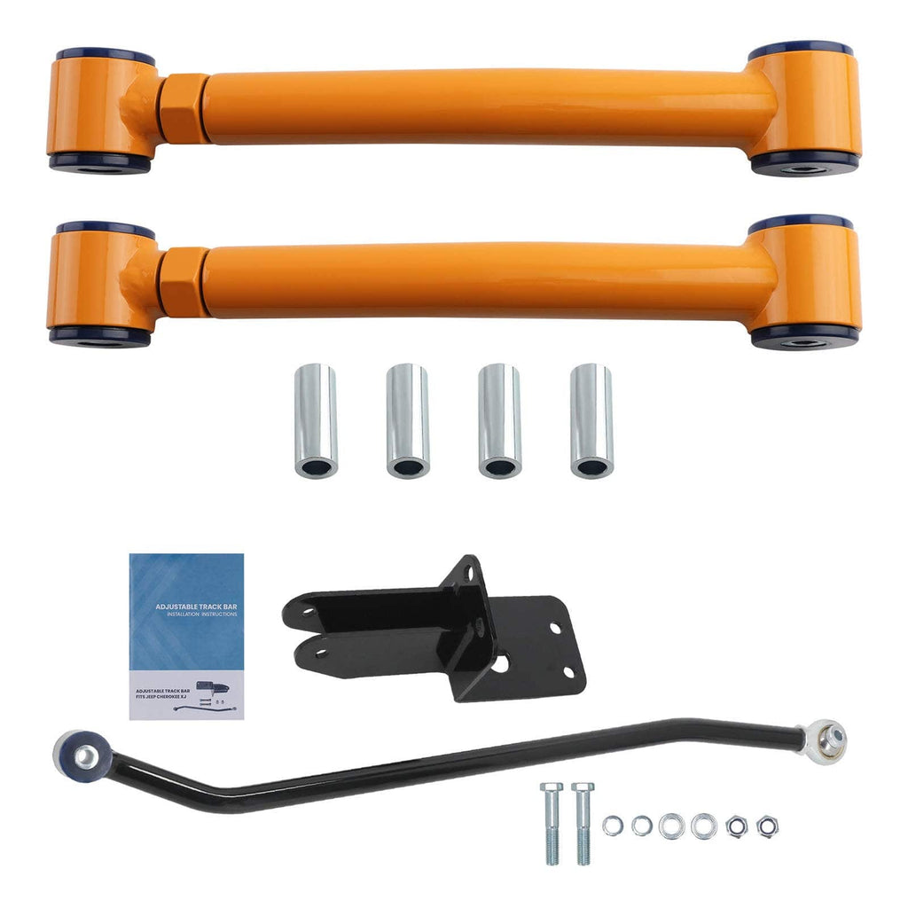 FOR LOWER CONTROL ARM+ADJUSTABLE FRONT TRACK BAR suitable for JEEP CHEROKEE XJ