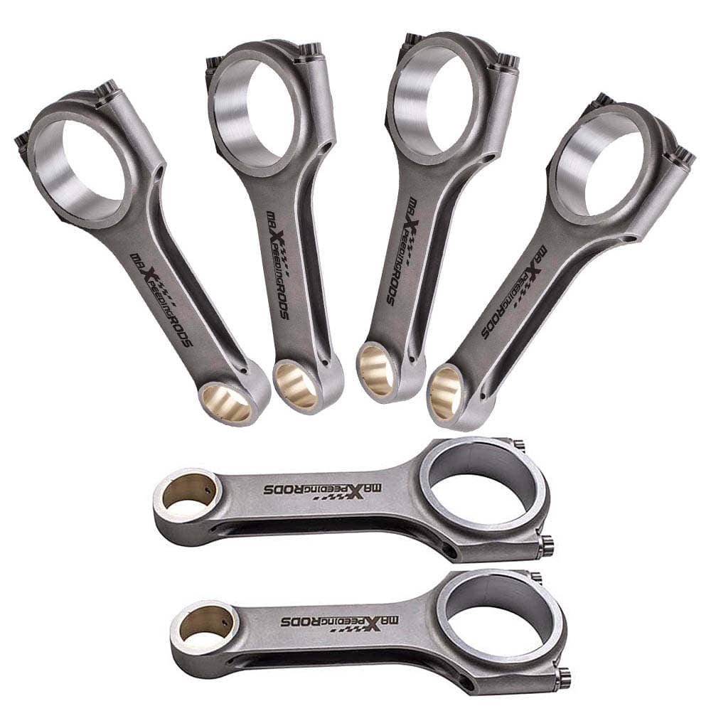 6 4340 EN24 Forged Conrods + ARP2000 bolts suitable for Audi VW 3.0T EA839 V6 24V TFSI