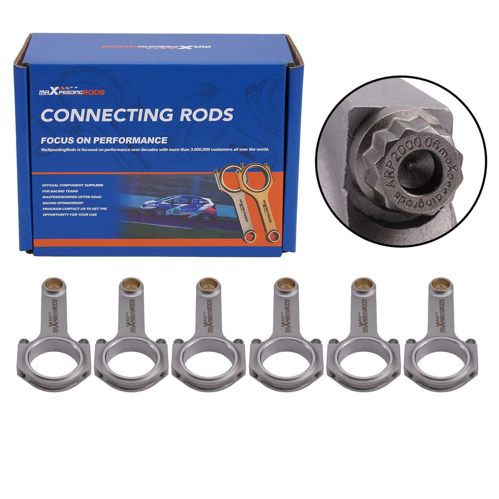 H-Beam Conrod Connecting Rods suitable for Porsche 996 997 Non-Turbo 3.6L 3.8L 142mm
